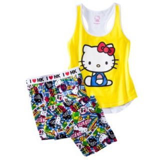 Hello Kitty Juniors PJ Set   Yellow M(7 9)