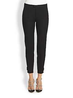 RED Valentino Cotton Bow Detail Pants   Black