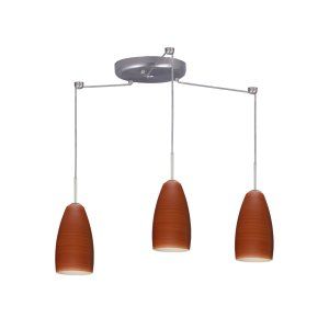 Besa Lighting BEL 3BC 1509CH SN Chrissy Pendant