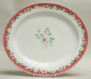 Pfaltzgraff GrandmaS Kitchen 14 Oval Serving Platter, Fine China Dinnerware  