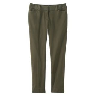 Mossimo Womens Ankle Pant   Solid Peabody Green 6