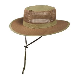 Island Shores Boonie with Mesh Brim Hat, Olive, Mens