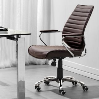 dCOR design Enterprise Low Back Office Chair 2051 Color Espresso