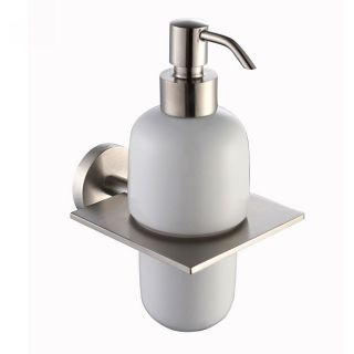 Kraus Imperium Brushed Nickel Wall mounted Ceramic Lotion Dispenser
