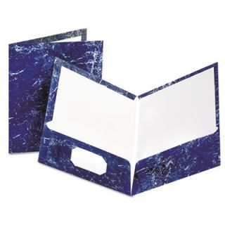 Oxford Marble Design Laminated High Gloss Twin Pocket Folder