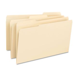 Smead Manila Reinforced Top Tab Legal File Folders (box Of 100)