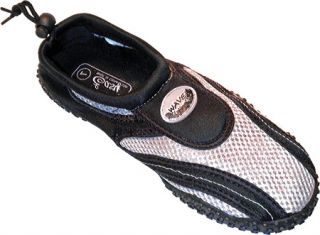 Mens Easy USA Water Shoes/Aqua Socks (2 Pairs)   Black/Grey Aqua Shoes