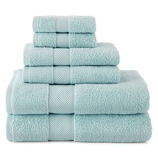 Liz Claiborne MicroCotton Bath Towels, Blue