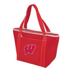 Picnic Time Topanga Wisconsin Badgers Embroidered Red