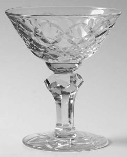 Duncan & Miller Bristol Diamond Champagne/Tall Sherbet   Stem #32, Cut 803