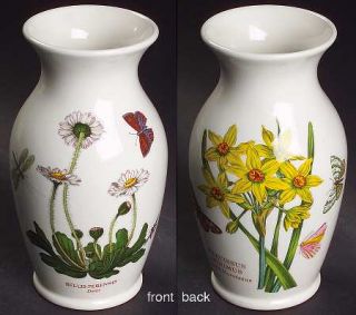 Portmeirion Botanic Garden 6 Tuscany Vase (Different Design on Each Side), Fine