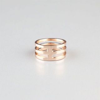 3 Row Band Ring Gold In Sizes 8, 7 For Women 233916621
