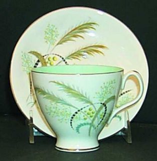 Royal Albert Festival Footed Cup & Saucer Set, Fine China Dinnerware   Yellow Be