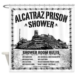  Alcatraz Prison Shower Curtain  Use code FREECART at Checkout