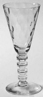 Bryce 670 Diamond Optic Sherry Glass   Stem #670, Diamond  Optic Bowl
