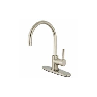 Elements of Design ES8718DLLS Universal One Handle Centerset Kitchen Faucet