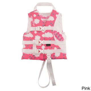 Antimicrobial Nylon Child Vest (Girls Pink, Boys GreenCare instructions Hand washRecommended use Personal Flotation Device US Coast Guard approved life jacketAntimicrobial protection inhibits the growth of odor causing bacteria, mold and mildewGreat f