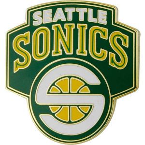 Seattle SuperSonics Wincraft NBA Collector Crest Pin