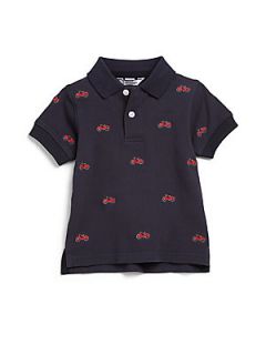 Hartstrings Infants Embroidered Bicycle Polo Shirt   Navy