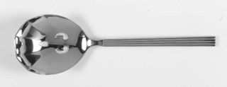 Retroneu Inge (Stainless) Pierced Solid Serving Spoon   Stainless, Glossy