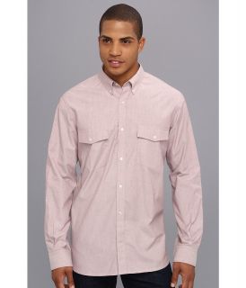 French Connection Itinerant Grindle L/S Shirt Mens Long Sleeve Button Up (Purple)