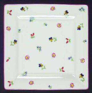 Villeroy & Boch Petite Fleur (Square Shape) Dinner Plate, Fine China Dinnerware