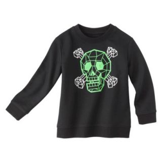Circo Infant Toddler Boys Skull Sweatshirt   Black 12 M
