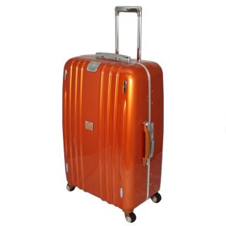 Heys Crown Edition M Elite 30 inch Large Hardside Spinner Upright Suitcase With Tsa Lock (100 percent polycarbonate Color options Silver, orange, red, blue, blackWeight 12 poundsPocket Two (2) zipper secured interior pocketsFully retractable pull handl