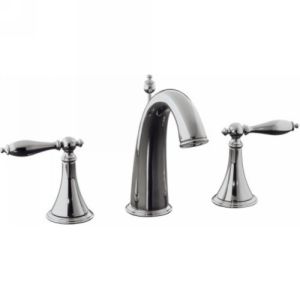 Kohler K 310 4M CP Finial Traditional Two Handle Widespread Lavatory Faucet