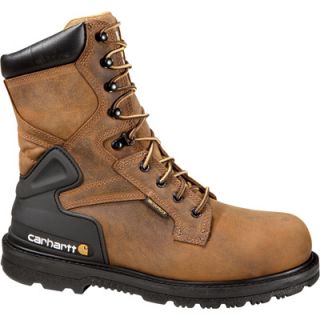 Carhartt 8in. Waterproof Steel Toe Work Boot   Bison Brown, Size 13 Wide,