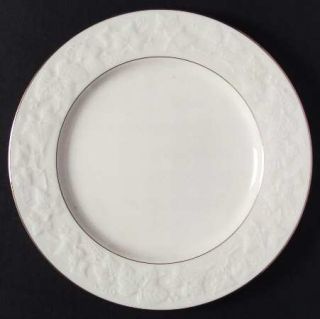 Noritake Halls Of Ivy Gold Trim Dinner Plate, Fine China Dinnerware   Raised Lea