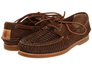 Frye Sully Woven Boat Mens Flat Shoes (Brown)