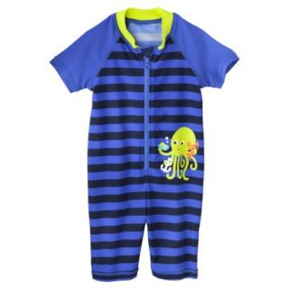 Just One You by Carters Infant Boys Octopus Full Body Rashguard   Royal 3 M
