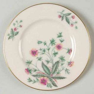 Lenox China Country Garden Bread & Butter Plate, Fine China Dinnerware   Pink/Ye