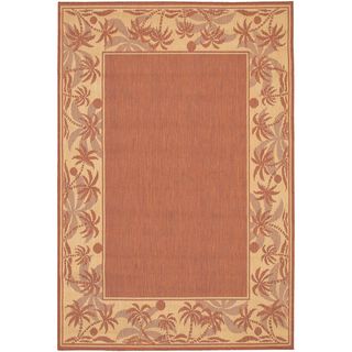 Recife Island Retreat Terracotta/ Natural Runner Rug (23 X 710) (Terra CottaSecondary colors NaturalPattern BorderTip We recommend the use of a non skid pad to keep the rug in place on smooth surfaces.All rug sizes are approximate. Due to the differenc