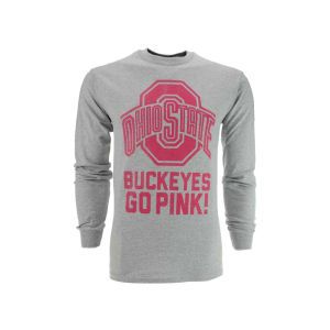 Ohio State Buckeyes J America NCAA Go Pink Long Sleeve T Shirt
