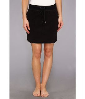 MICHAEL Michael Kors Terry Cloth Short Skirt Womens Skirt (Black)