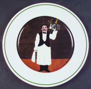 Guy Buffet Sommelier Dinner Plate, Fine China Dinnerware   Multimotif, Waiters I