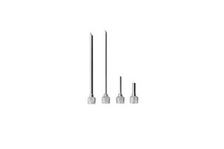 ISI Injector Tips w/ 2 Short & 2 Long, Dishwasher Safe, Stainless