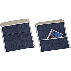 Mabis Fleece Wheelchair Armrests With Pouches (Navy denimCare instructions Machine washableSize 10 inches long x 9 inches wideIncludes two (2) armrests 10 inches long x 9 inches wideIncludes two (2) armrests )