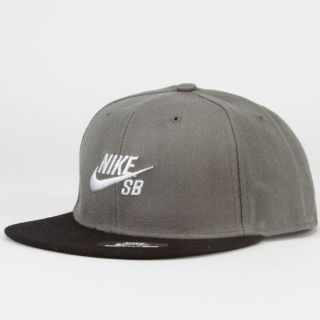 Sb Icon Boyssnapback Hat Black/Grey One Size For Women 240392127