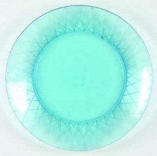  Colin Cowie Turquoise Glassware Salad Plate, Fine China Dinnerware   Ho