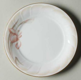 Noritake Sonata Bread & Butter Plate, Fine China Dinnerware   White/Pink Flowers