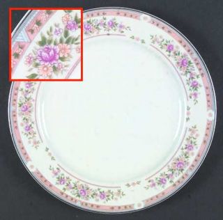 Kentfield & Sawyer Ksa1 Dinner Plate, Fine China Dinnerware   Small Backstamp,Fl