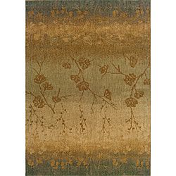 Berkley Blue Transitional Area Rug (53 X 76)