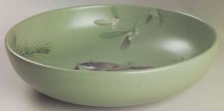 Pfaltzgraff Winterwood (Green) 10 Large Salad Serving Bowl, Fine China Dinnerwa