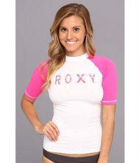 Roxy Perfect Stripe S/S Surf Shirt Womens Swimwear (White)