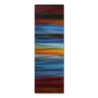 Megan Duncanson River Bed Metal Wall Art (SmallSubject ContemporaryMedium MetalImage dimensions 24 inches high x 8 inches wide x 1 inch deepOuter dimensions 24 inches high x 8 inches wide x 1 inch deep )