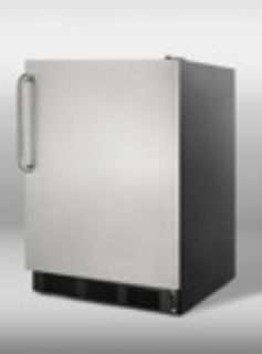 Summit Refrigeration Refrigerator Freezer w/ Dual Evaporator Cooling & Cycle Defrost, Black, 5.3 cu ft, ADA