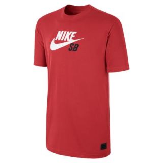Nike SB QT Icon Logo Mens T Shirt   Light Crimson